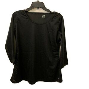 C9 by Champion Womens Black Activewear Workout Athletic Top